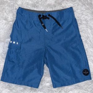 RIP CURL Men’s Solid Blue Swim Board Shorts 26